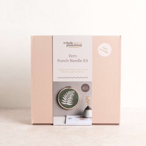 Fern Beginner Punch Needle Kit - Sprouts of Bristol
