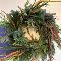 Fresh Foliage Christmas Wreath - Handmade by Jessy - Sprouts of Bristol