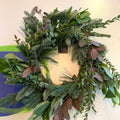 Fresh Foliage Christmas Wreath - Handmade by Jessy - Sprouts of Bristol