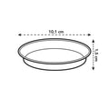 Green Basics Orchid Nursery Saucer - Transparent - Sprouts of Bristol