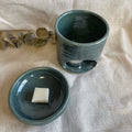 Green Ceramic Wax Melt Burner - Sprouts of Bristol