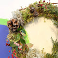 Handmade Fresh Foliage Christmas Wreath - No.7 - Sprouts of Bristol