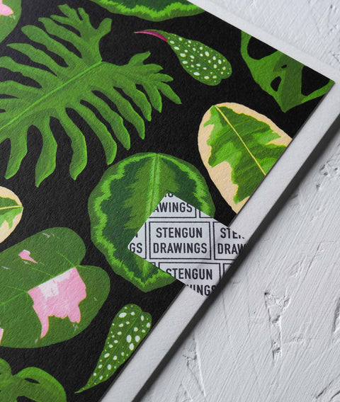 Houseplant Shirt Greetings Card - Sprouts of Bristol