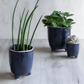 Ink Blue Positano Pot - Sprouts of Bristol