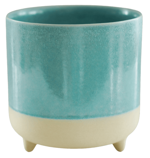 Jolie Aqua Matte Reactive 3 Leg Planter - Sprouts of Bristol
