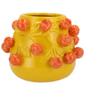 Mandarin Orange and Yellow Plant Pot - Sprouts of Bristol