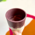 Muted Purple and White Jesmonite Pot - Sprouts of Bristol