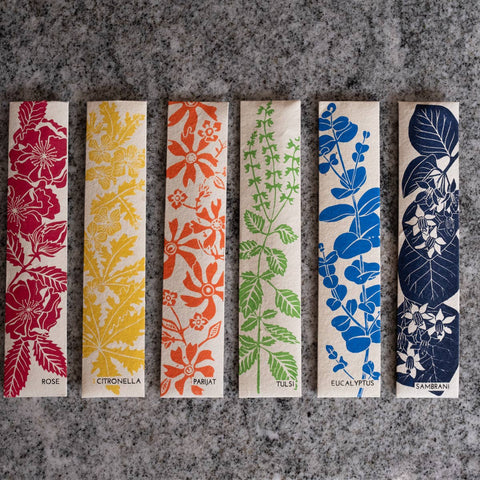 Parijat (Night-flowering Jasmine) Fairtrade Incense - Sweet, Floral and Fruity - Sprouts of Bristol