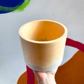 Peach and Putty Jesmonite Pot - Sprouts of Bristol