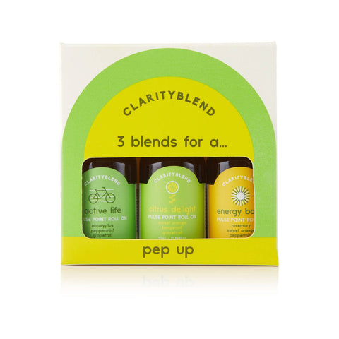Pep Up Aromatherapy Roll On Set - Sprouts of Bristol