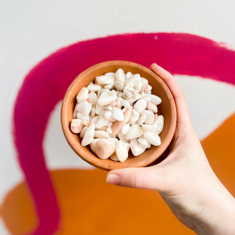 Pink Rose Sparking Pebbles 15-25mm / 200g - Terrarium Supplies - Sprouts of Bristol