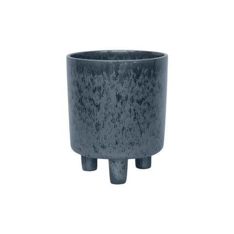 Pisa Reactive Glaze Planter in Glacier Blue - Sprouts of Bristol