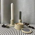 Putty Terrazzo Jesmonite Candle Stick Holder - Sprouts of Bristol