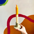 Putty Terrazzo Jesmonite Candle Stick Holder - Sprouts of Bristol