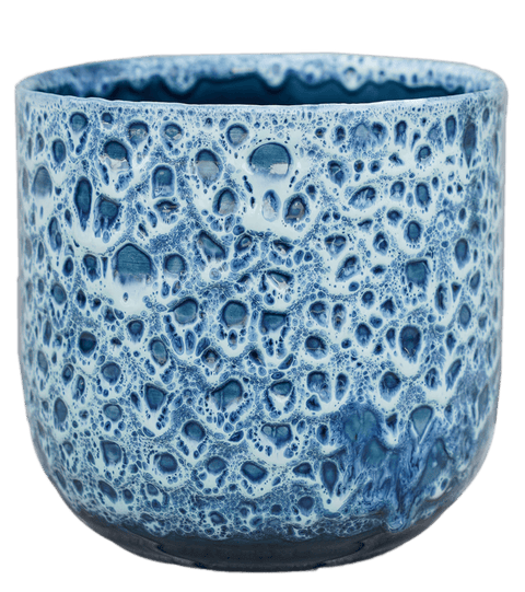 Sapphire Reactive Glaze Planter - Sprouts of Bristol
