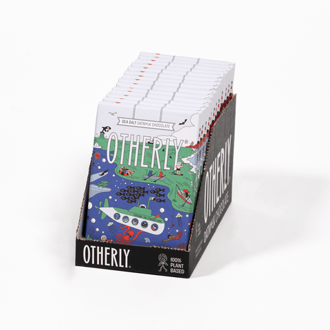 Sea Salt // 130G// Vegan // OATM*LK CHOCOLATE BAR - Sprouts of Bristol