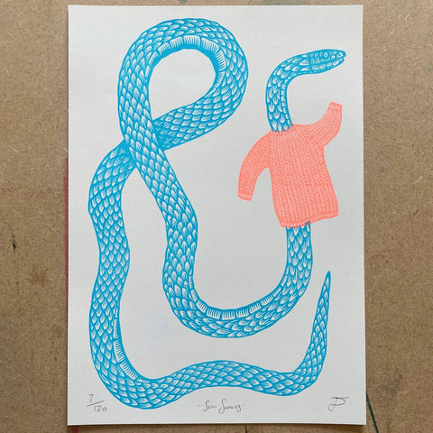 Semi Snaked Print - Sprouts of Bristol