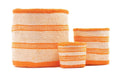 Sifa - Orange Stripe Woven Basket - Sprouts of Bristol