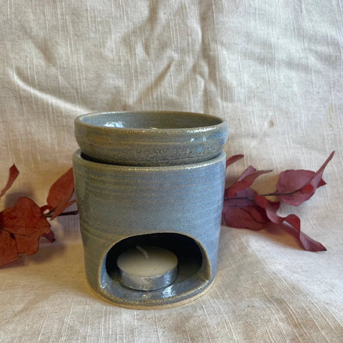 Sky Blue Ceramic Wax Melt Burner - Sprouts of Bristol