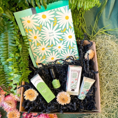 The Note Book, Wonky Fruit Hand Cream & Aromatherapy Pulse Point Roll On Gift Set - Sprouts of Bristol
