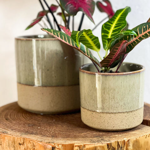 Two-tone Split Glaze Lago Planter - Various Sizes - Sprouts of Bristol
